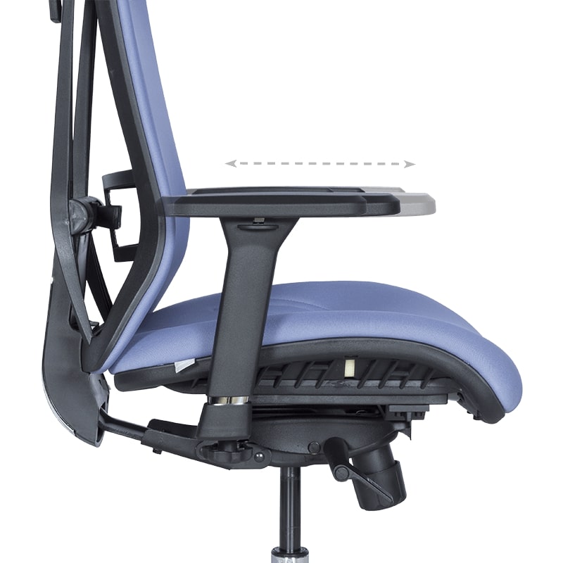 Ергономичен офис стол Carmen COTIA син